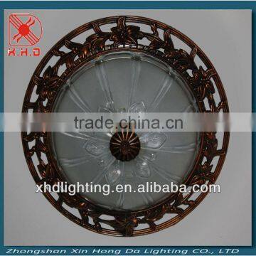 China manufacture ceiling light fixture, E27 frosted round ceiling lamp