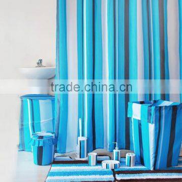 Shower curtain Coordinate bathroom set/ Bathmat and bath accessory set