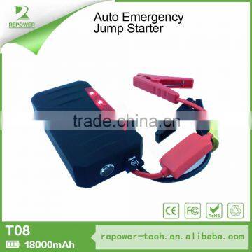 powerful 18000mah power bank car jump starter