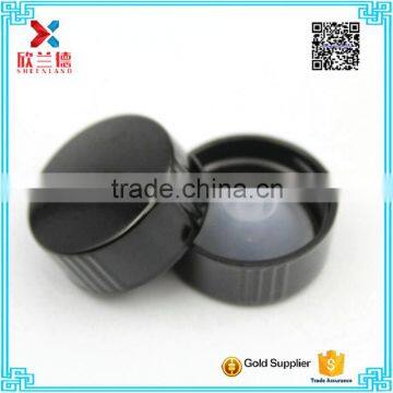 wholesale 28-400 black bakelite cap for boston round glass bottle