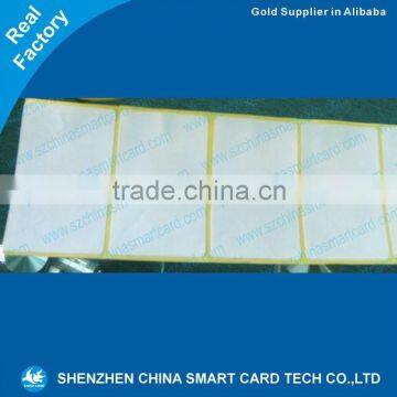 13.56Mhz rfid sticker Smart recycled paper labels plain