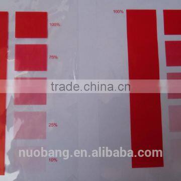 High efficiency at constant quality printability tester