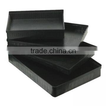 China factory custom PS black plastic ESD packaging tray for electronic