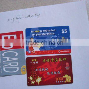 Paper scratch card