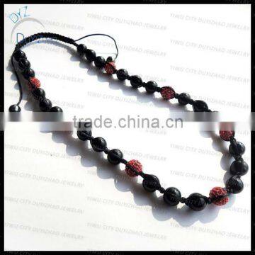 Fashion shamballa necklace for men