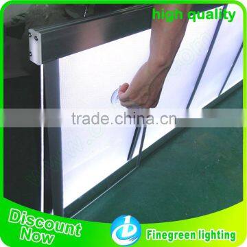 Acrylic light box for subway station, super brightness light box