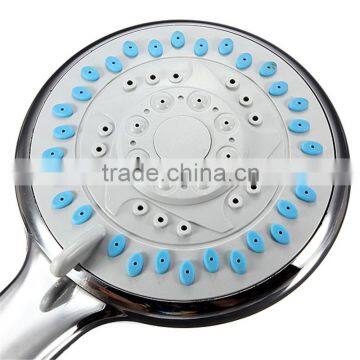 Best Promotion 5 Mode Function Chrome Handheld Bathroom Shower Head Handset Anti-limescale 8cm New Arrvial