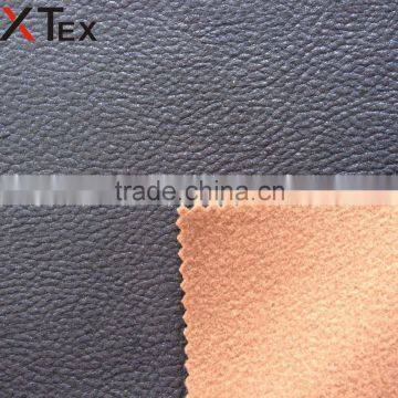 polyester fabric microfiber suede leather perfect for sectional sofa, latest design hall sofa set textile fabric importers