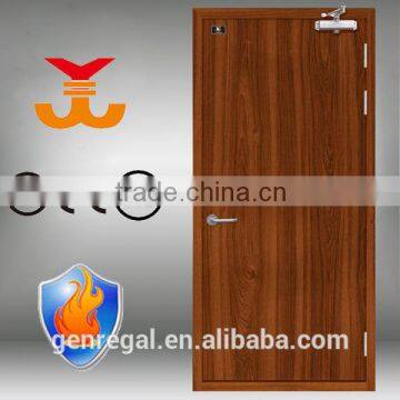 BS476 Hotel 30 - 60 Wood Fire Rated Door With Steel Frame