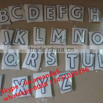 Football iron on letters and numbers for jerseys