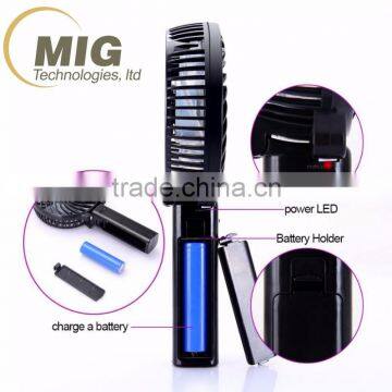Rechargeable USB Desk Portable Pocket Mini Fan Handheld Travel Blower Air Cooler photo-6