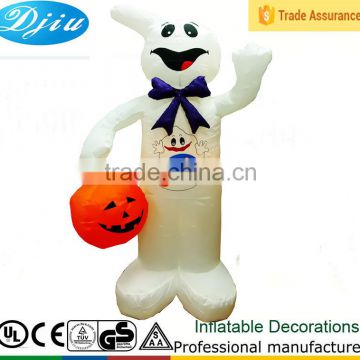 DJ-XT-55 halloween inflatable boo giant cute ghost and pumpkin airblown yard decoration