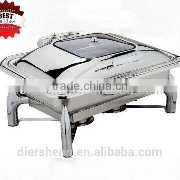 High Quality Stainless Steel Chefing Dish With Hydraulic Hing For Sale