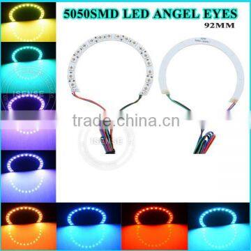 Angel Eye Multi Color Halo Ring/circle cut circle 12 volt led lights motorcycles