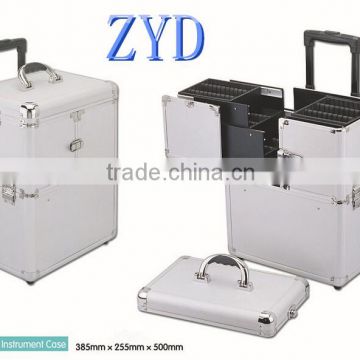 wholesale aluminum makeup trolley case