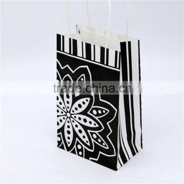 High Quality Cheap Customized Luxury Gift Bag Recycled Kraft Paper Bag With Handles photo-3