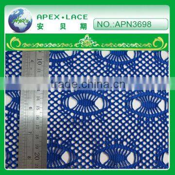 polyester elastane fabric for girls flower lace dress-APN3698