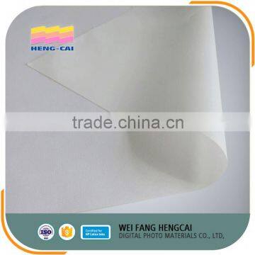 Matt High Quality Pvc Free White Backlit Fabric