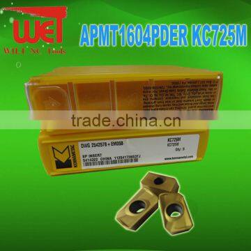 APMT1604PDER KC725M for Kennametal insert