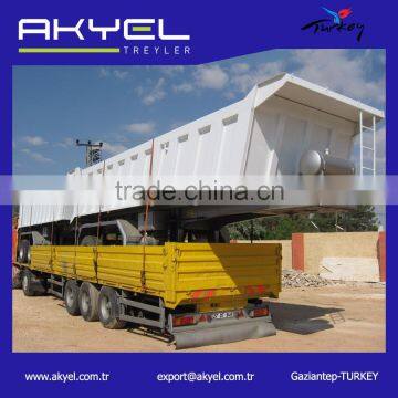 U type tipper semi trailer model 2016