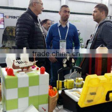 Cute 3D Green and White Printer