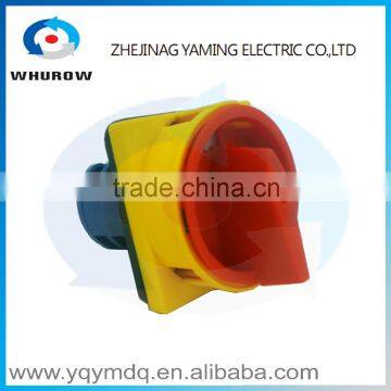 LW26-25/2GS High quality dc voltage automatic electrical changeover rotary cam switch two poles 25A sliver point contacts