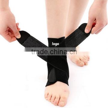 2016 Adjustable neoprene Ankle Support Strap Wrap Compression Brace One Size for Gym