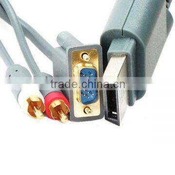 1080p HDMI to VGA+Composite Male RCA A/V Audio/Video splitter Cable china supplier