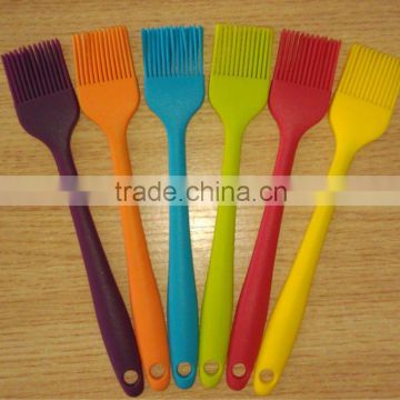 high quality whole body silicone wrapped silicone basting brushes insert steel stick