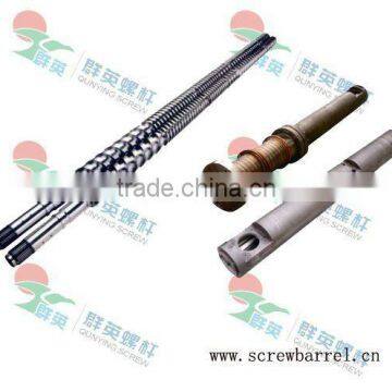 parallel double screws barrels for extruder machine from China