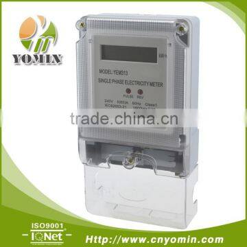 Hot Selling 1 Phase 2 Wire electricity meter with digital display / electric meter price