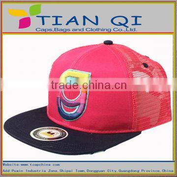 customized fancy mesh snapback hats for women