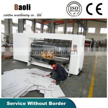Advanced technology die cutting creasing machine for corrugated paperboard