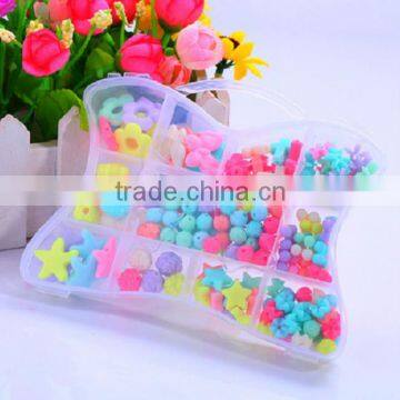 Hot promotion kids educational toy handmade diy bead jewelry boxes
