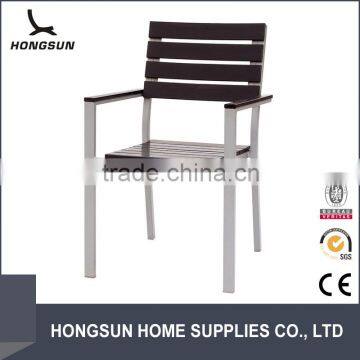 C067-PS Cheap garden wholesale aluminium polywood furniture chair