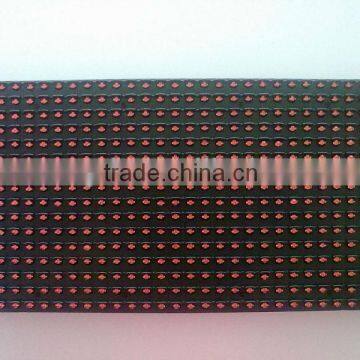 outdoor single red led p10 display module