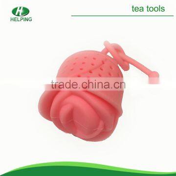 Glass tea infuser bottle with silicone