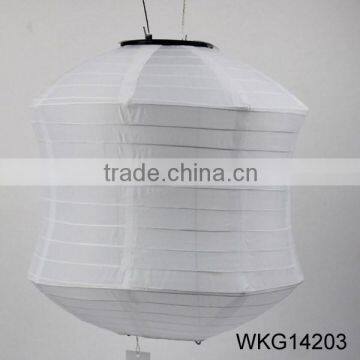 Hanging white good quality chinese fabric lantern