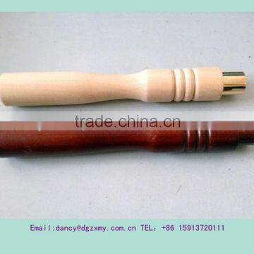 wooden round handle