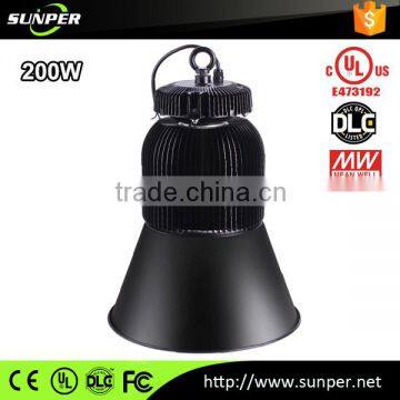 Good quality led gym industrial 18000 lumen advanced waterproof 200w led high bay light