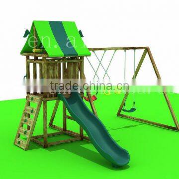 Best Sale Customized Fashion Wood Playground for Kids on Sale photo-3