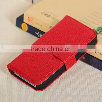 For iPhone 4s leather with wallet Case,newest design for iphone 4s case