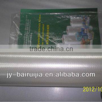 transparent soft dust proof 15/19/25 micron POF center folded shrink film with printing