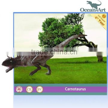 Animated dinosaur festival decoration statue