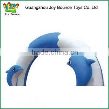 blue and white qutest inflatable dolphin arch commericla for sale