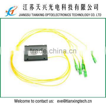 China supplier SM 2.0mm 1M 1x4 sc apc plc splitter