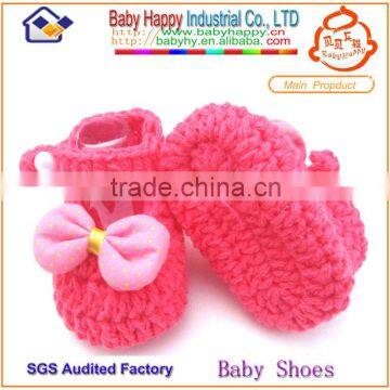 Nice design wool knitted baby winter boots