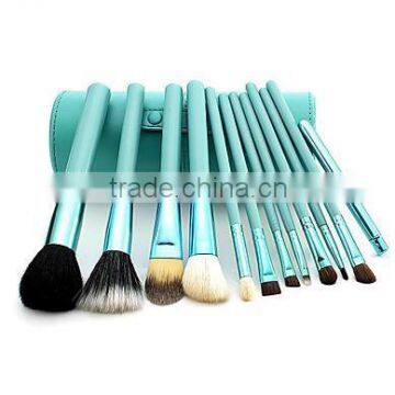 Professional 4 Colors New 12 Pcs Makeup Brush Cosmetic Make Up Brushes Set With Cup Holder Case Kit photo-2