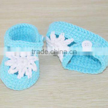 2015 Cheap Soft Hand Knit Baby Boy Shoes for Sale photo-5