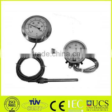 Capillary Bi-metal Thermometer Capillary Temperature Gauge